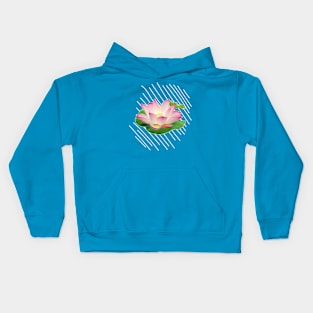 namaste lotus flower Kids Hoodie